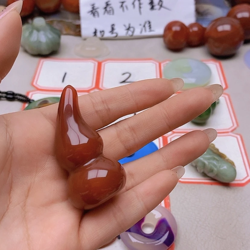 【闪购商品】未镶嵌玛瑙/玉髓珠宝半成品晴****)