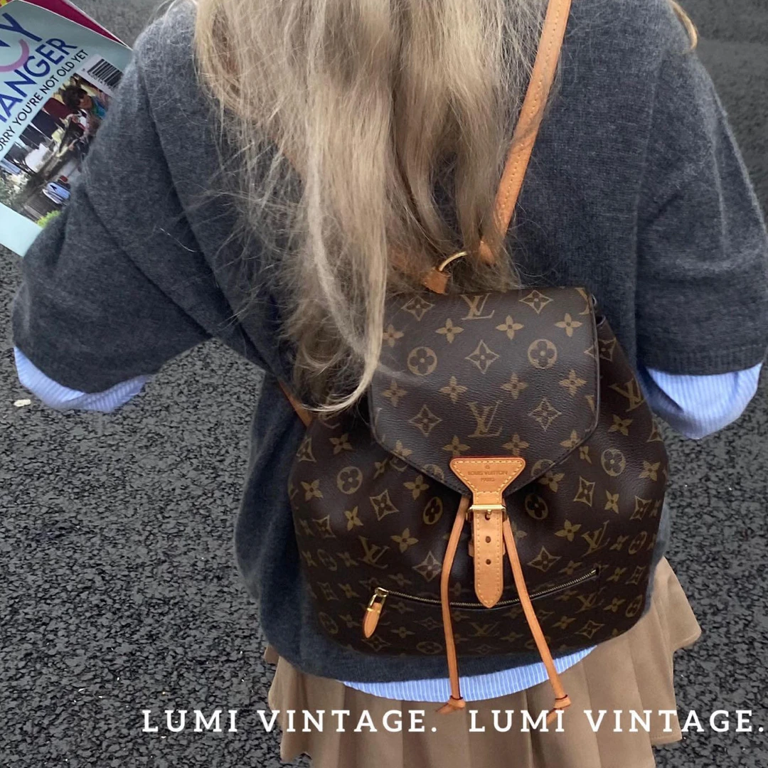 95新 LouisVuitton/路易威登 Lumi包展-老花双肩包