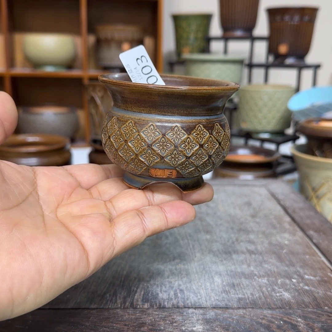 手工花盆 003 内口口径 6 cm