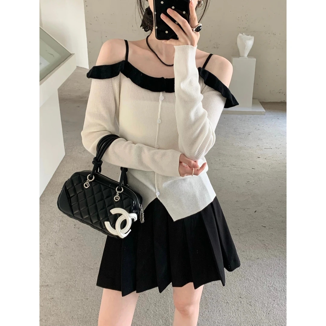 L-2676#ONETIME#这一字肩上衣真的太迷人啦！（福利）