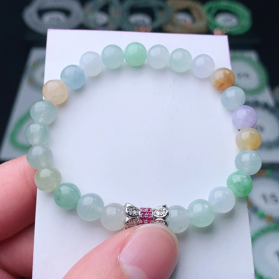 翡翠手串未镶嵌用****0翡翠