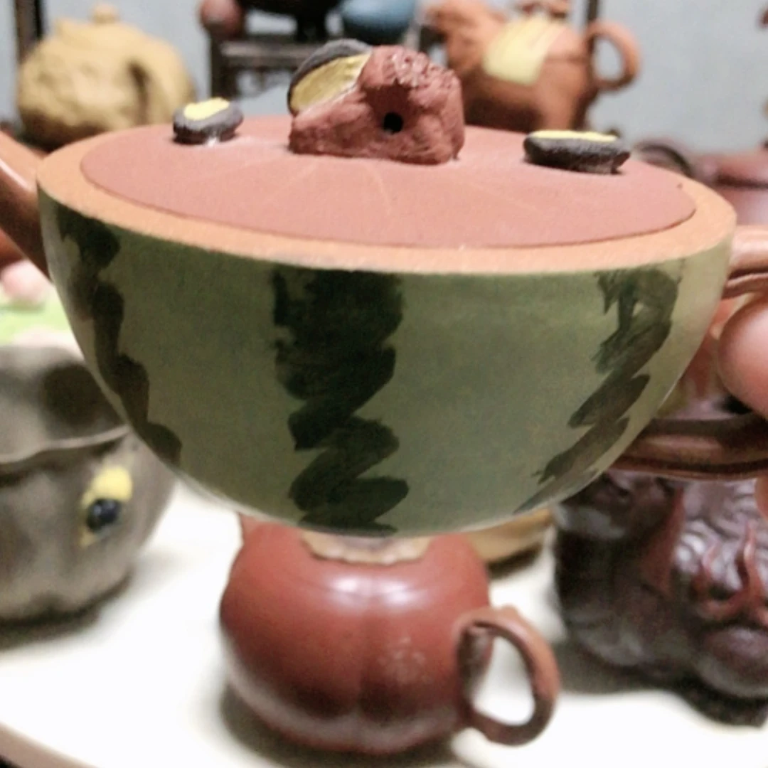 【闪购商品】茶壶紫砂130c大口西瓜