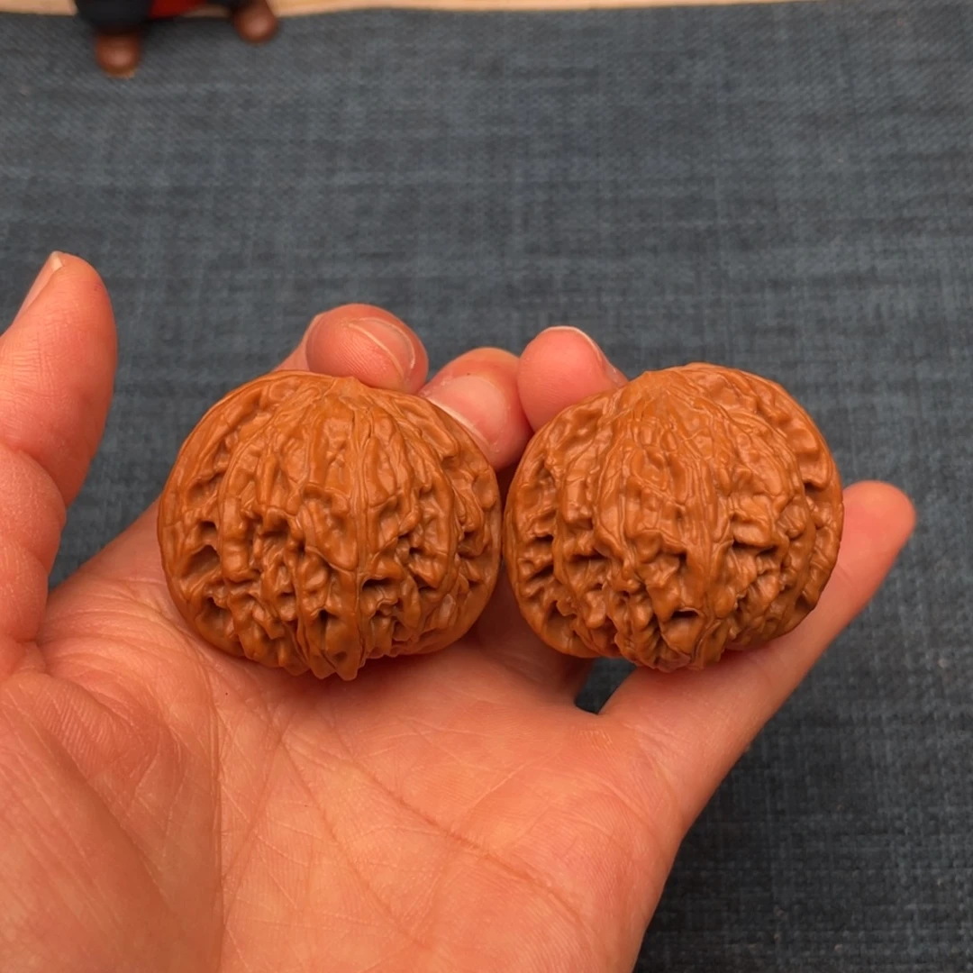 把件文玩核桃39全品毕业蝴蝶磨