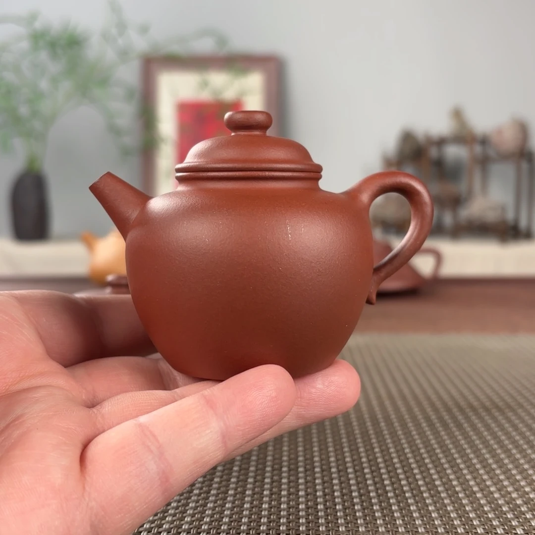 紫砂茶壶微瑕黄龙山原矿紫砂壶