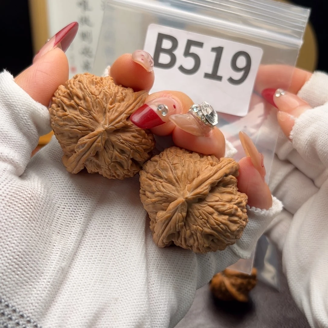 文玩核桃把件39白狮子b 519