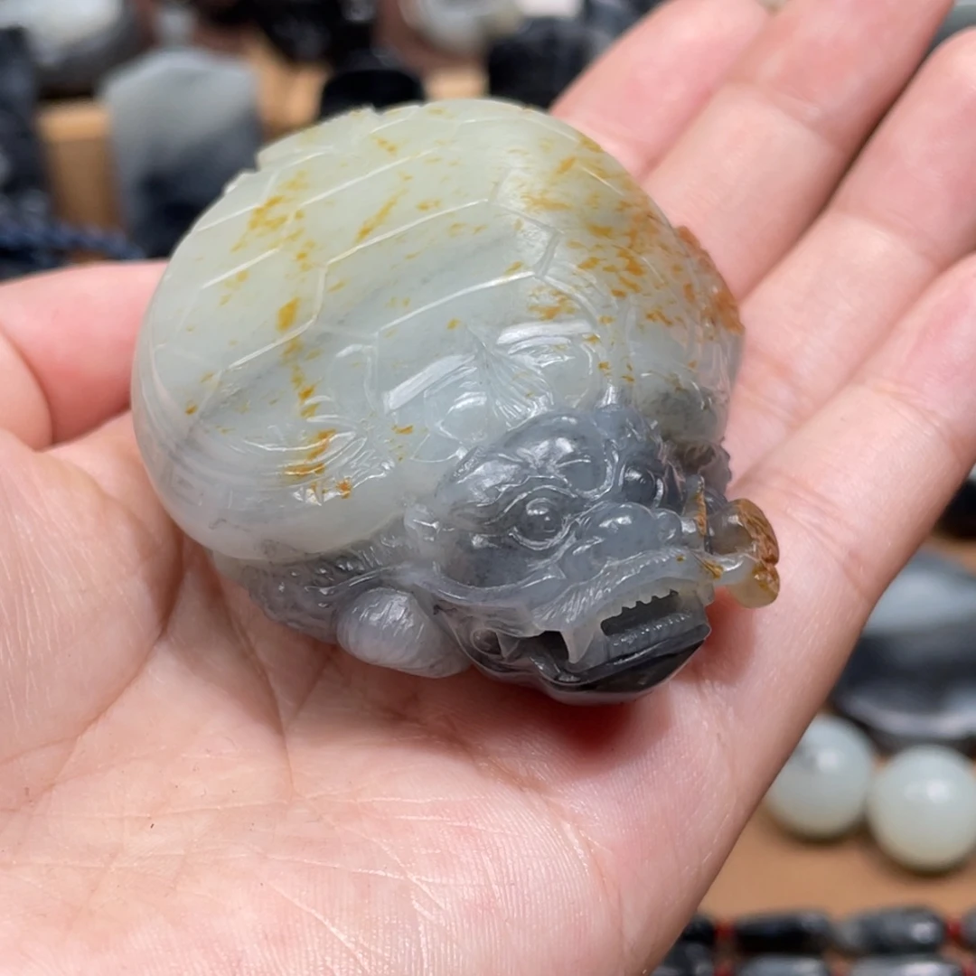 和田玉未镶嵌吊坠(不含链)