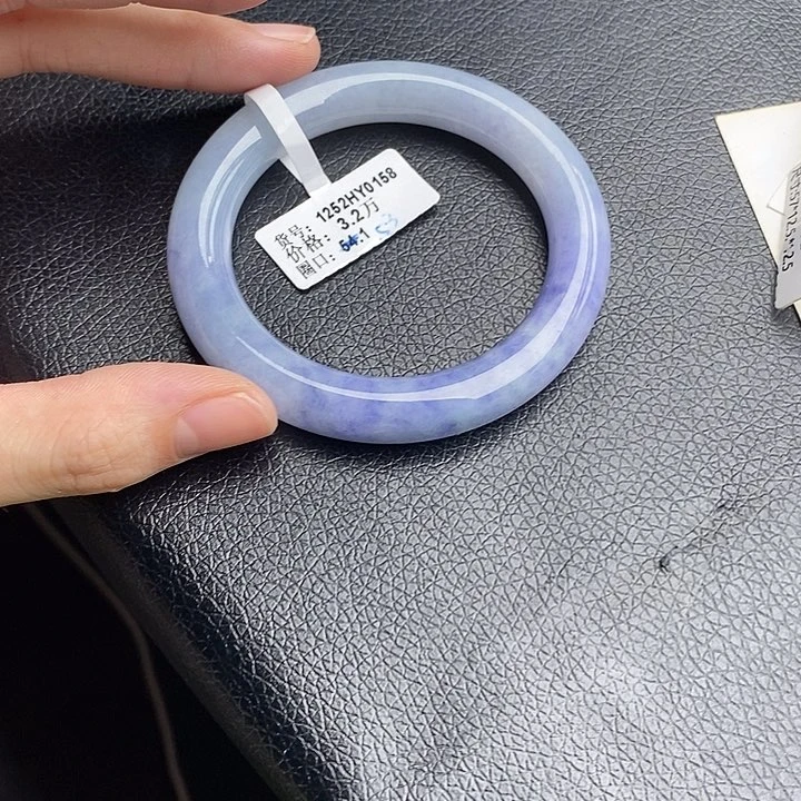 未镶嵌手镯翡翠53圆条