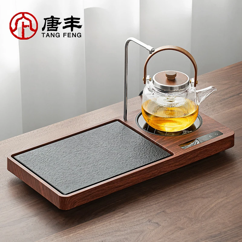 唐丰2025新款全自动上水烧水煮茶一体茶台功夫茶托盘茶盘小型家用