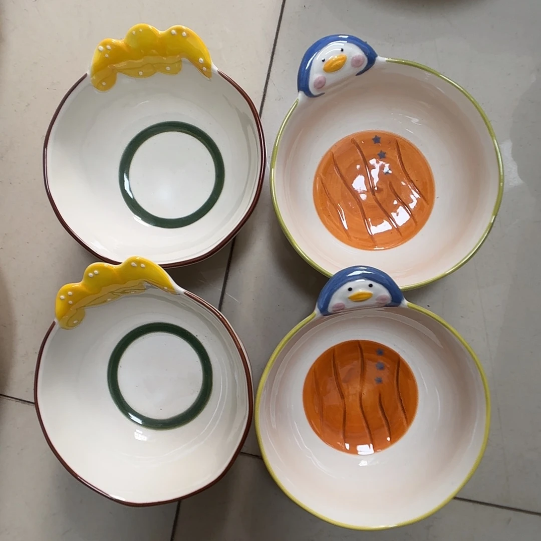 瓷片瑕疵特价陶瓷米饭碗