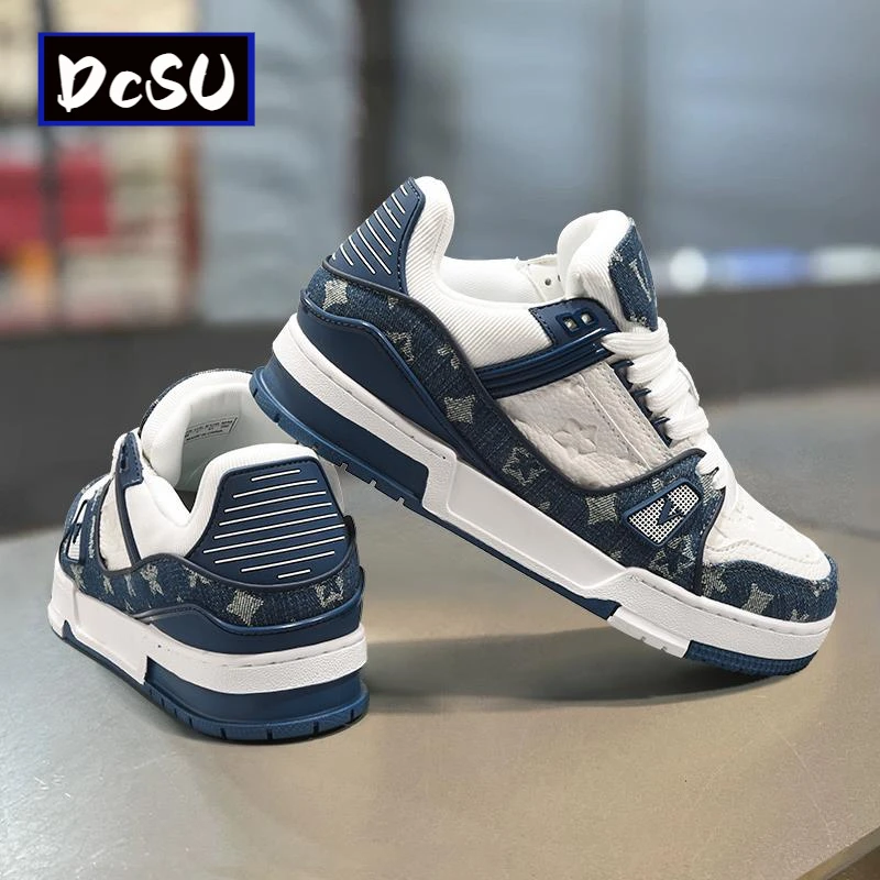 【香港DcSU&Shoes官方正品】2025春夏新款男士厚底增高小白鞋ins潮