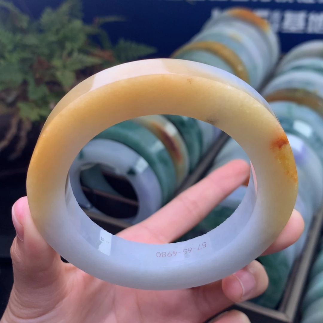 定制翡翠未镶嵌手镯定制不退不换