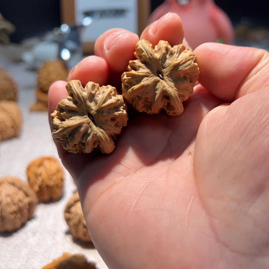 文玩核桃把件一**饭全品33公子帽