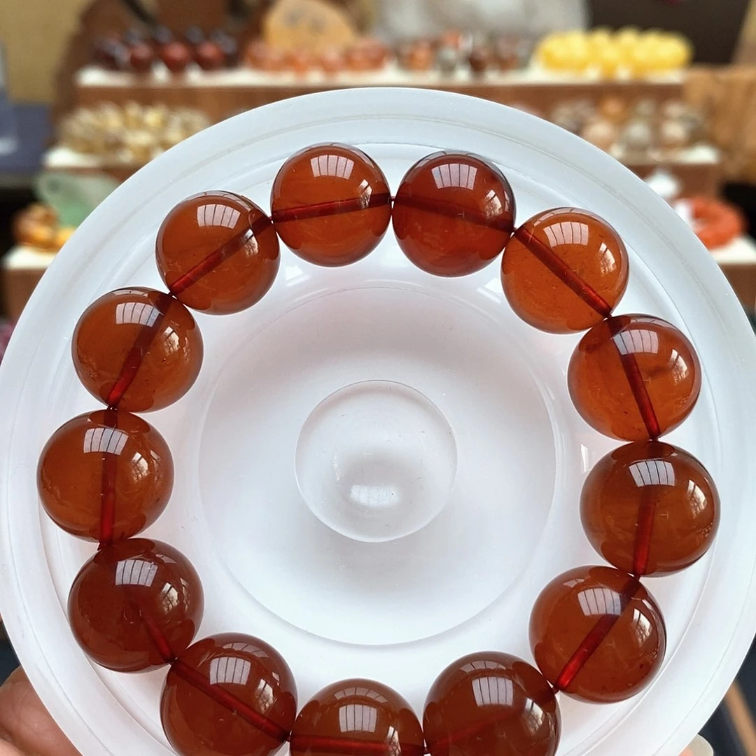 手链血珀未镶嵌手链