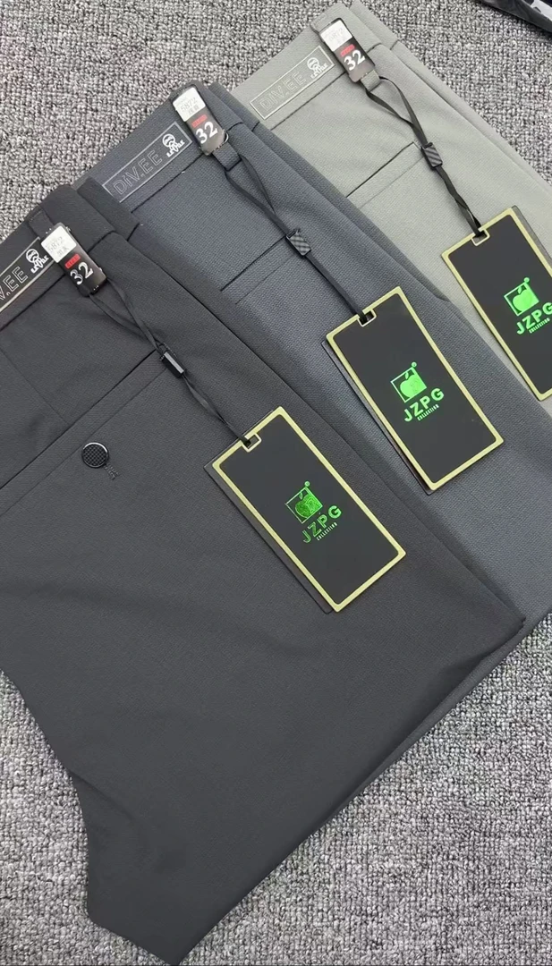 2025新款薄款高品质休闲裤男免烫商务速干夏季西裤