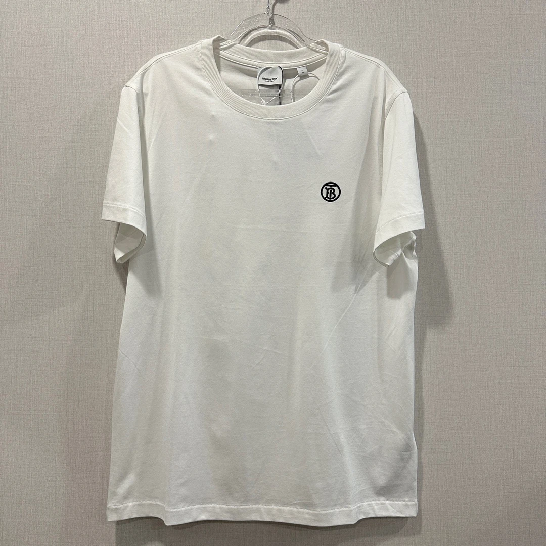 99新 BURBERRY/博柏利 白色短袖 尺码：L 11100