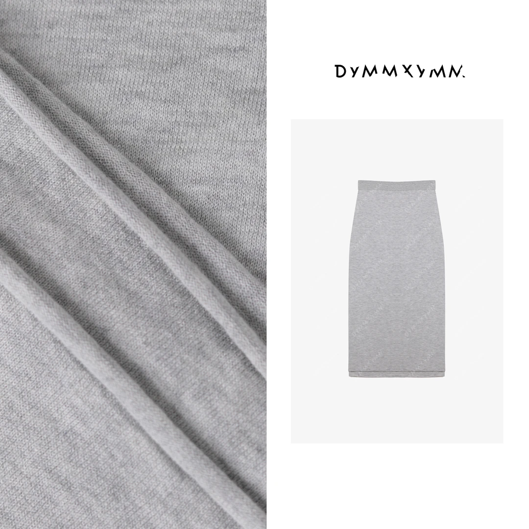 【DYMMXYMM】-早春新款羊绒羊毛假两件半裙 -5SSJ5173