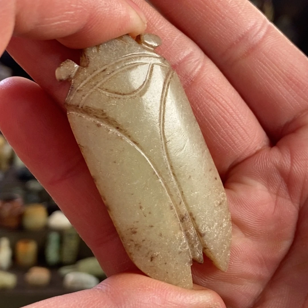 和田玉挂件未镶嵌情***家