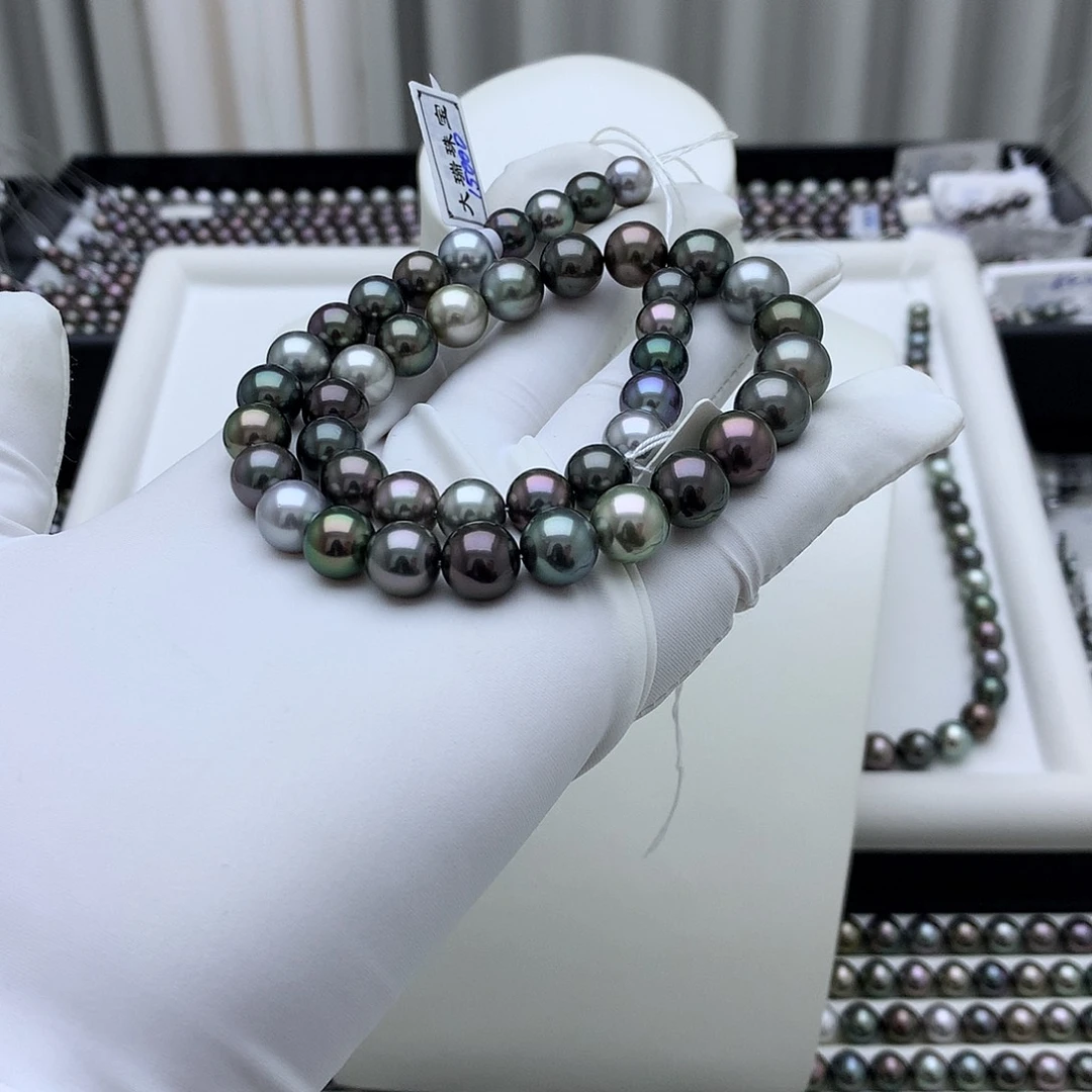 海水珍珠项链未镶嵌大溪地珍珠项链