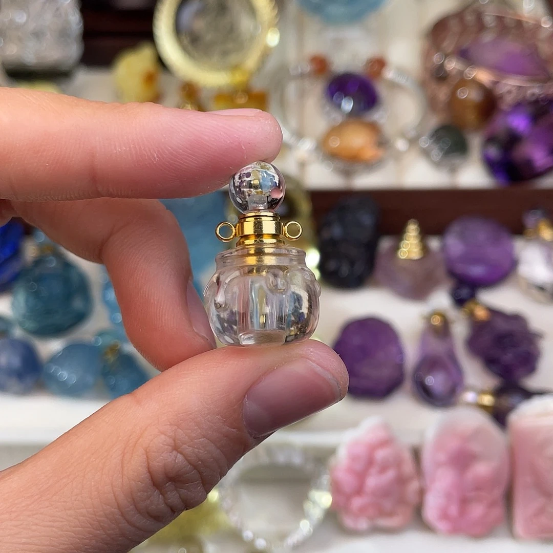 水晶颈饰未镶嵌陈*妞天然水晶吊坠664