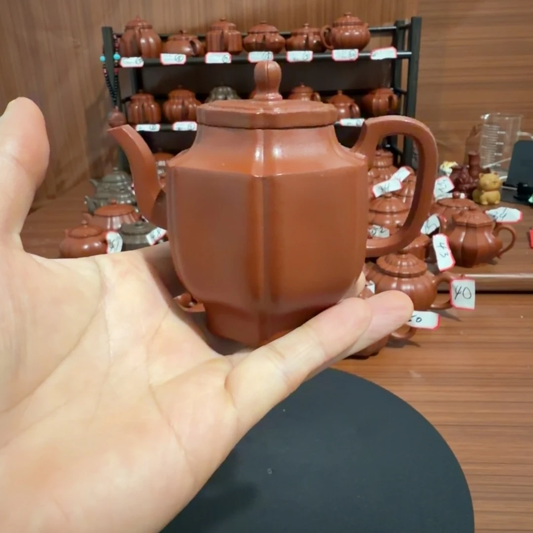 朱泥原矿朱泥内推150cc 小宫灯