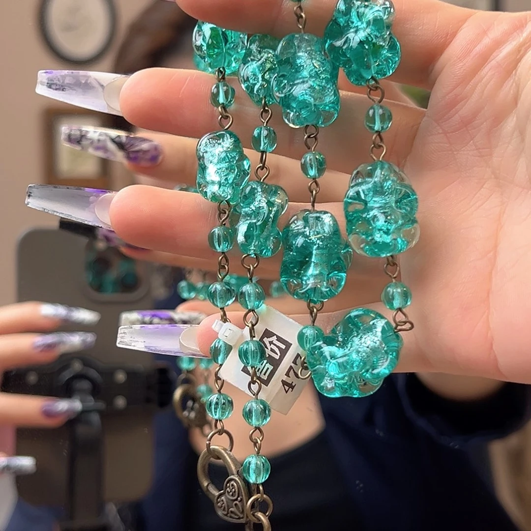 小***兰玻璃颈饰编号313 项链