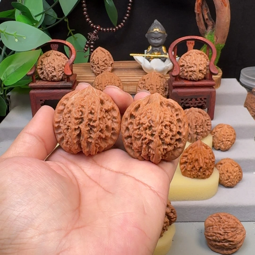 文玩核桃把件-41百花山