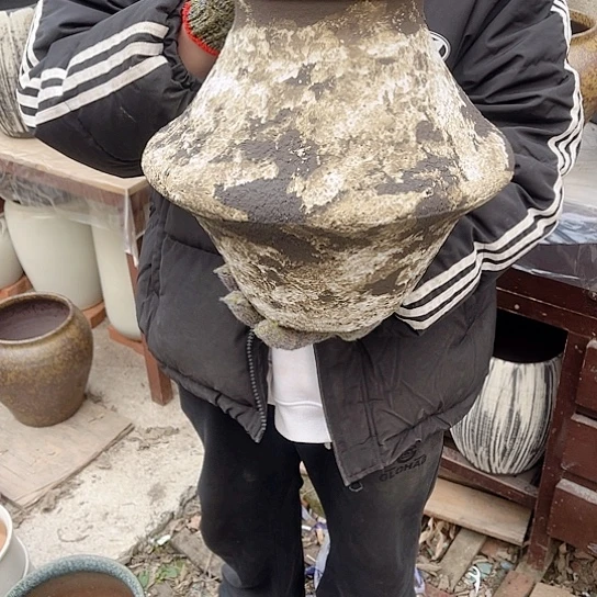 紫砂花盆高度27口径15