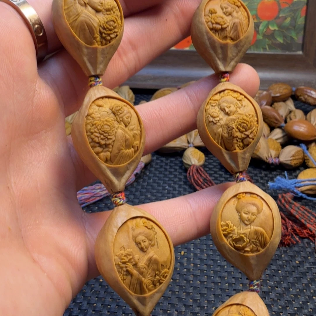 手串/手链橄榄核牡丹美女