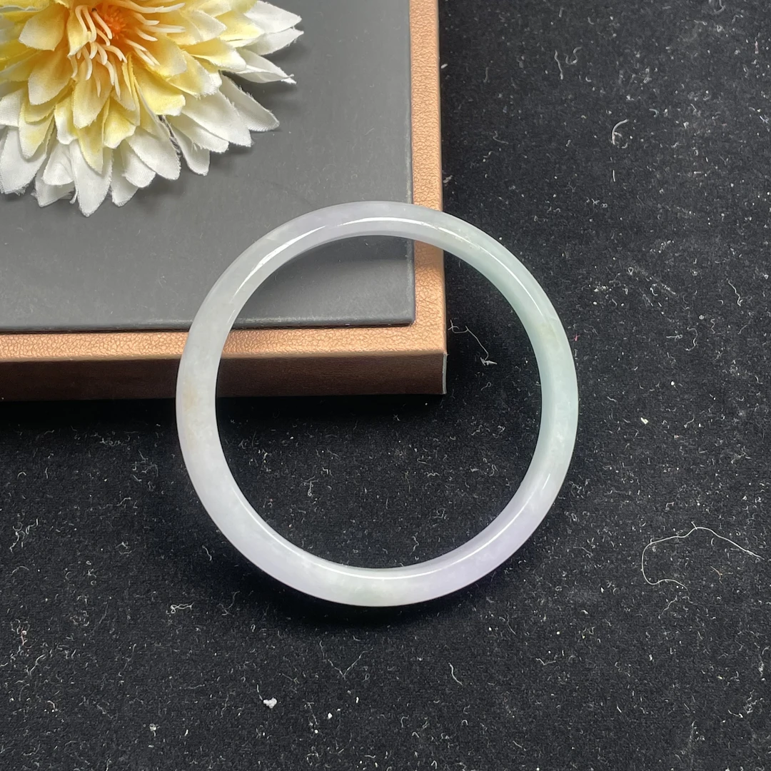 A0373正圈58圈口翡翠手镯