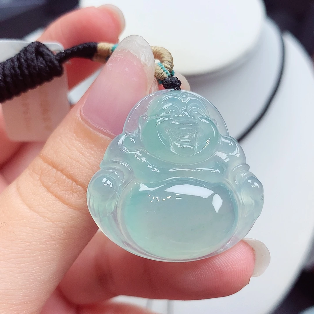 翡翠未镶嵌颈饰翡翠54,29.7/30.8/6