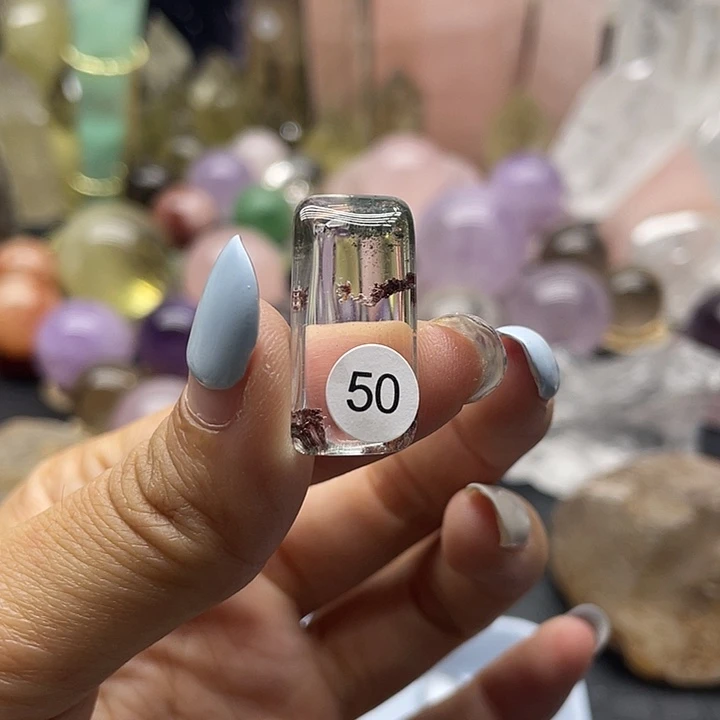 悲***海水晶珠宝半成品未镶嵌50幽灵放牌