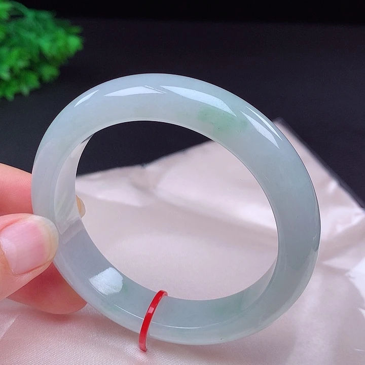 翡翠未镶嵌手镯56圈口681605