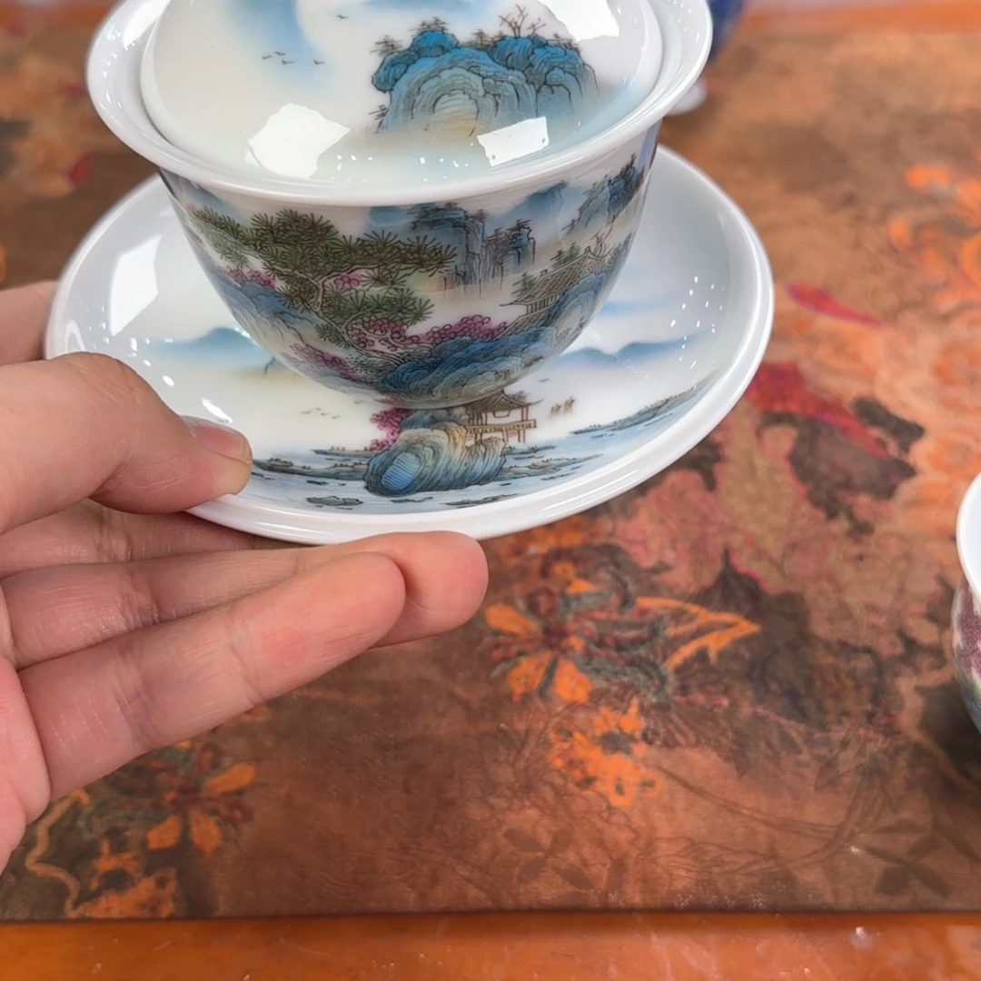 杯子景德镇手工手绘
