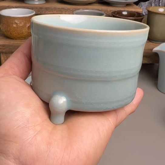 微瑕三足玄纹尊不带礼盒