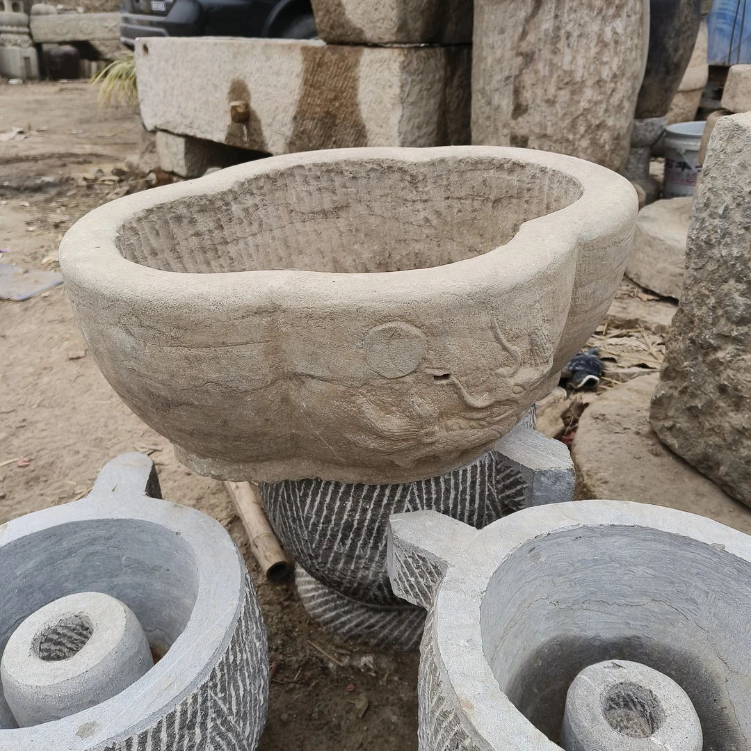 精品雕花海棠盆（不包邮）