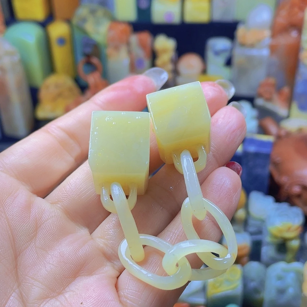 昌化石印石结晶老挝