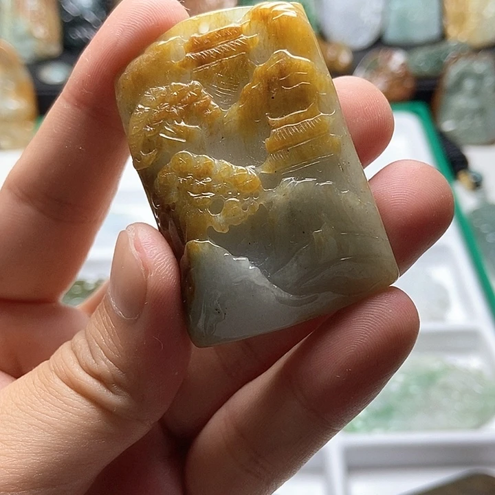 颈饰未镶嵌翡翠翡翠a货