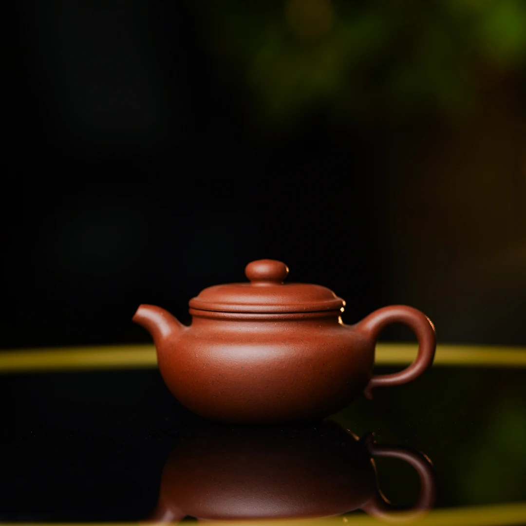 宜兴紫砂 紫泥 仿古 紫砂茶壶 130cc