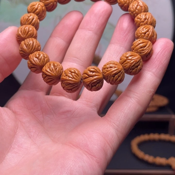 桃核手串14暴龙火焰