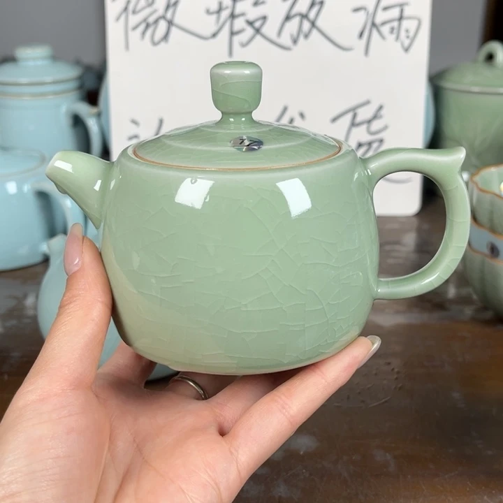 17号豆绿井栏壶不完完美