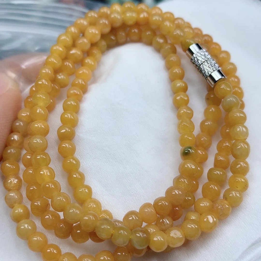 翡翠颈饰未镶嵌手串