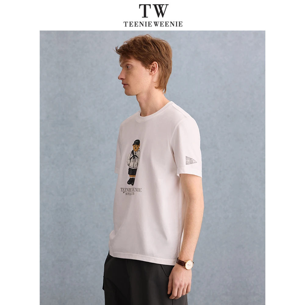 Teenie Weenie Men2025夏季新款自然短袖TNRW2523S1K