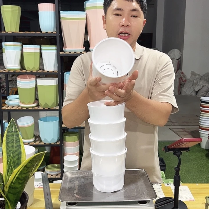 竹节口14高14白色5个无托