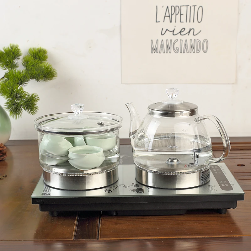 全自动上水壶一体式茶桌嵌入式烧水壶喝茶品茶多功能家用合金