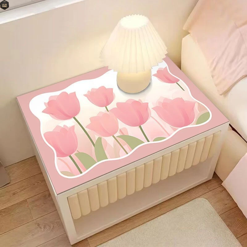 床头柜盖布防油耐脏柜垫可擦防尘罩桌垫耐脏洗衣机盖布可裁剪定制