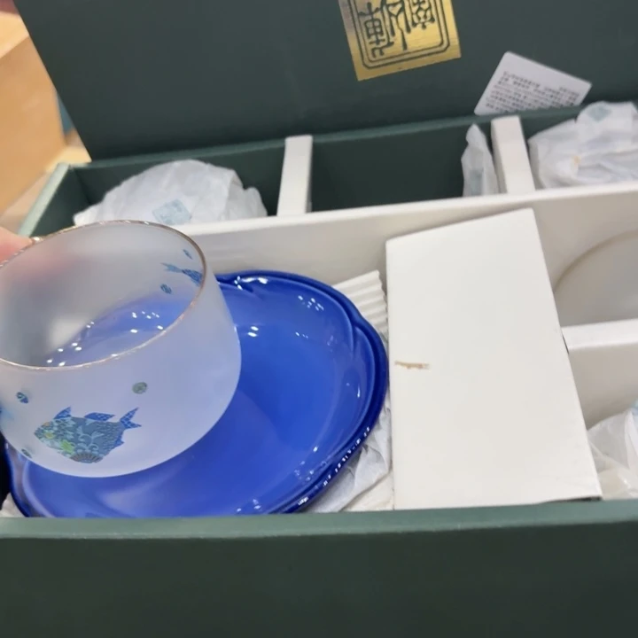 玻璃古美术置物摆件