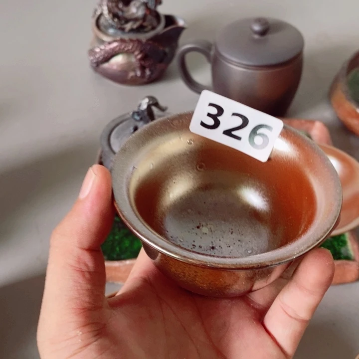 三***清柴烧茶具杯子陶瓷