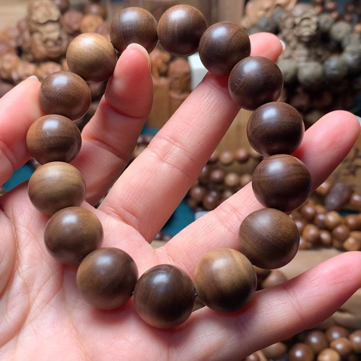 檀香木手串/手链老山檀香1.5瑕