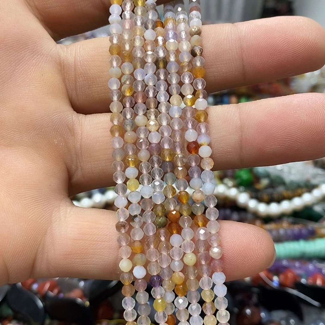 玛瑙/玉髓合金珠宝半成品玛瑙K3mm2条切面