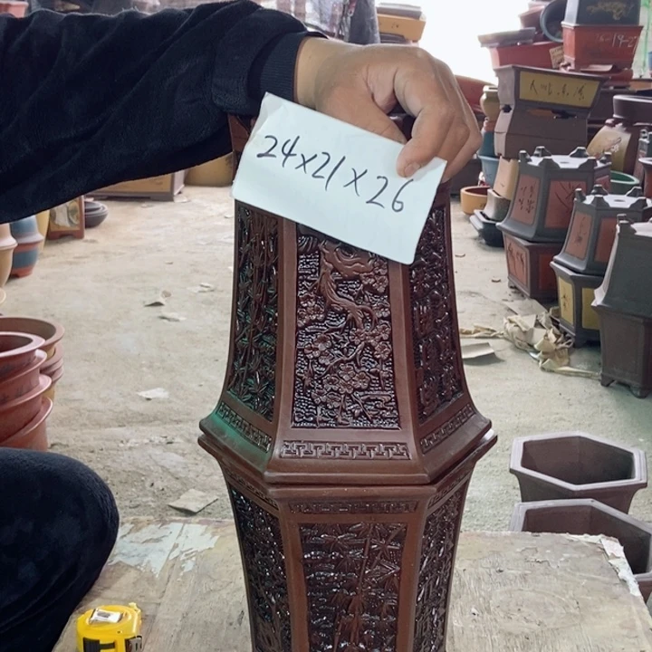 紫砂花盆紫砂紫砂